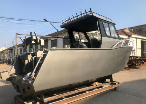 舷外休闲钓鱼船 - VOYAGER 790 - Qingdao Allheart Marine Co., Ltd. - 舵手室 / 铝制 / 最多容纳 10 人