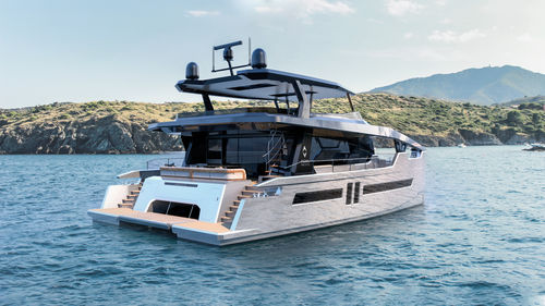 机动双体游艇 - OCEAN ECO  60 - Alva Yachts GmbH - 巡游 / 飞桥 / 电动