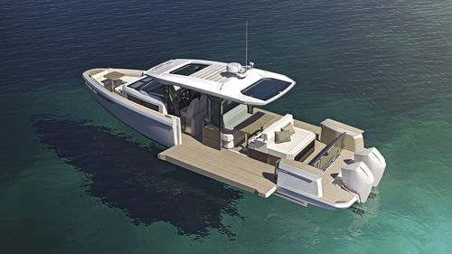 舷外快艇 - 400 GTS - Saxdor Yachts Oy - 双引擎 / 硬顶 / 开放式