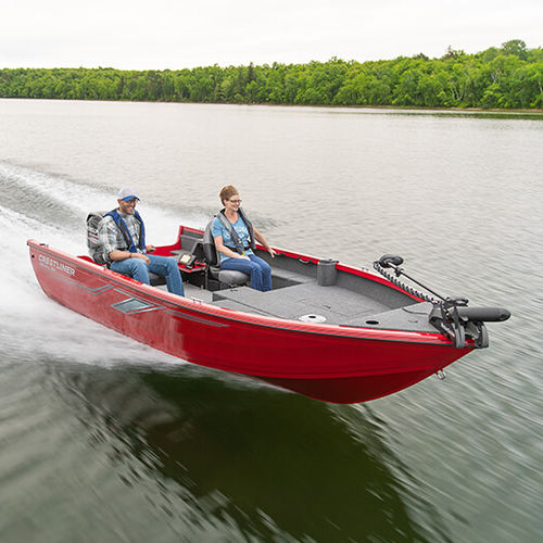 舷外海湾游艇 - 1650 PRO TILLER  - Crestliner - 钓鱼运动 / 铝制 / 最多容纳 6 人