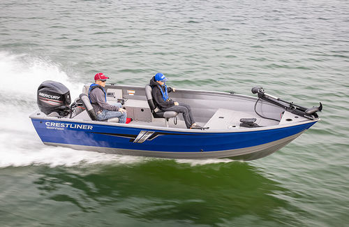 舷外海湾游艇 - 1600 VISION TILLER  - Crestliner - 钓鱼运动 / 铝制 / 最多容纳 5 人