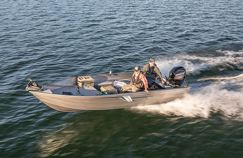 舷外海湾游艇 - 1800 KODIAK - Crestliner - 钓鱼运动 / 铝制 / 最多容纳 6 人