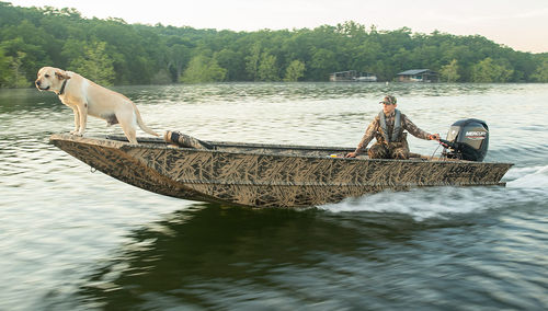 舷外运动钓鱼船 - Roughneck 1860 Waterfowl Tiller - Lowe - 开放式 / 钓鱼 / 追踪