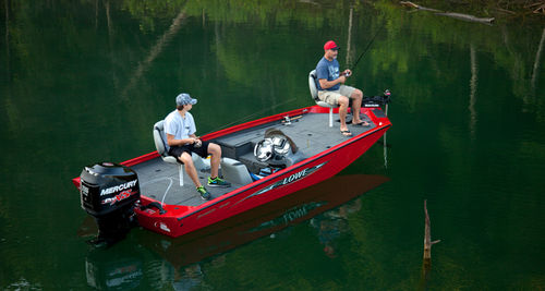 舷外钓鲈鱼船 - STINGER 18 HP - Lowe - 侧边控制台 / 钓鱼运动