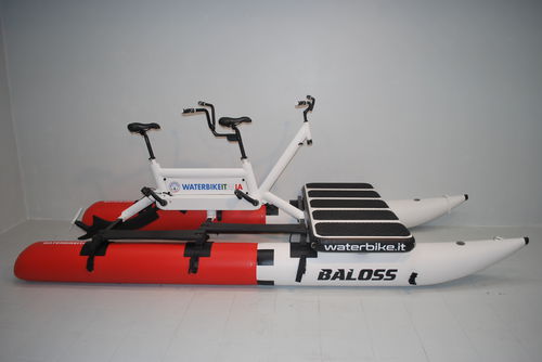 串联水上自行车 - Baloss Tandem Puro - WATERBIKE ITALIA - 铝制 / 绿色 / 黄色