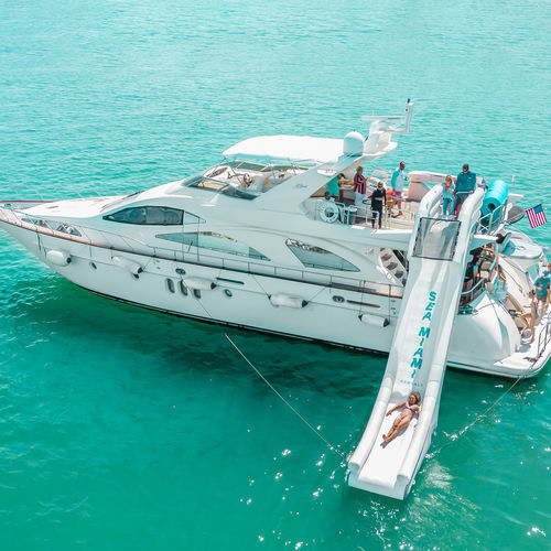滑梯水上玩具 - Yacht Slide 450cm - AquaBanas - 用于游艇 / 充气式