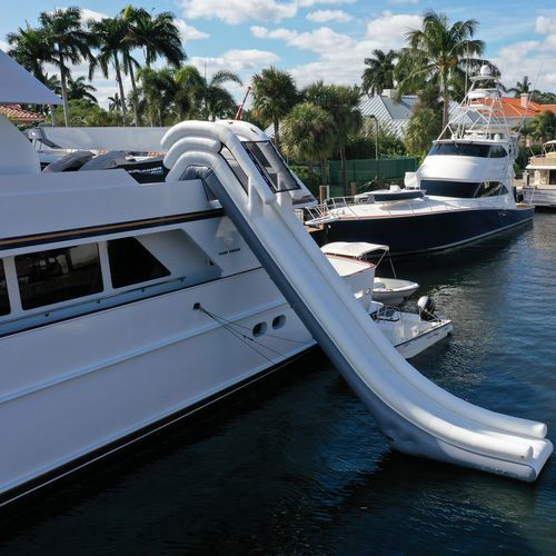 滑梯水上玩具 - Yacht Slide 550cm - AquaBanas - 用于游艇 / 充气式