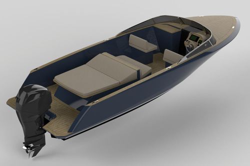 舷外小快艇 - ECLA 24 - CLYD Yacht Design - 双控制台 / 开放式 / 传统型