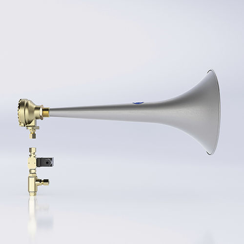 气动喇叭 - Makrofon M75F/260 HVEF - ZÖLLNER Signal GmbH - 75m到200m船用 / IP56 / 急救
