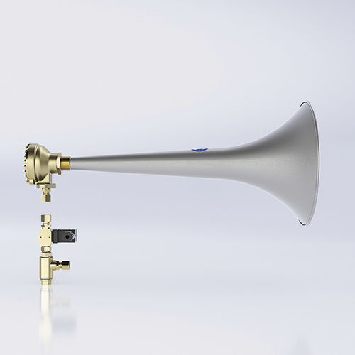 气动喇叭 - Makrofon M75F/260 HVEF - ZÖLLNER Signal GmbH - 20m到75m船用 / IP56 / 急救