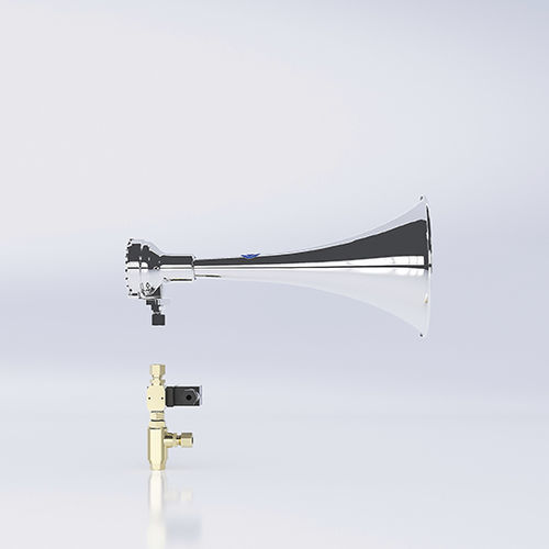 气动喇叭 - Makrofon YM75F/370 HVEF - ZÖLLNER Signal GmbH - 20m到75m船用 / IP56