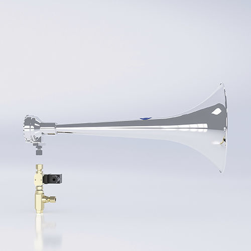 气动喇叭 - Makrofon YM75F/260 HVEF - ZÖLLNER Signal GmbH - 20m到75m船用 / IP56