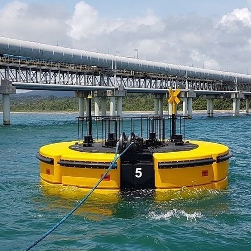 系泊浮标 - Catamaran  - Resinex Trading s.r.l. - 公海 / 圆柱形 / 黄色