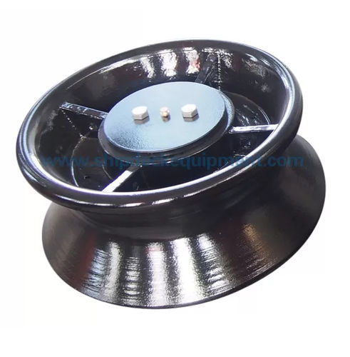 船舶导缆钩 - DIN 81906 - Zhongyuan Ship Machinery Manufacture (Group) Co., - 滚轮式 / 不锈钢