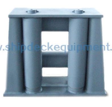 船舶导缆钩 - CB/T 3062 B - Zhongyuan Ship Machinery Manufacture (Group) Co., - 滚轮式 / 双滑轮 / 不锈钢