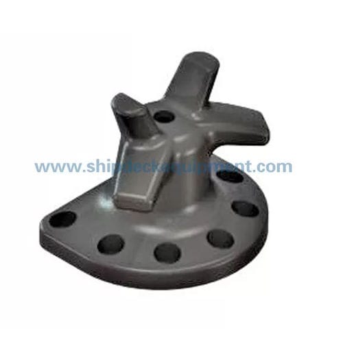 船舶带缆桩 - Staghorn - Zhongyuan Ship Machinery Manufacture (Group) Co., - 用于港口码头 / 铸铁 / 铸铁