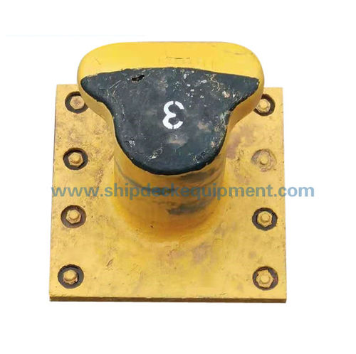 船舶带缆桩 - Square Base - Zhongyuan Ship Machinery Manufacture (Group) Co., - 用于港口码头 / 单 / 铸铁