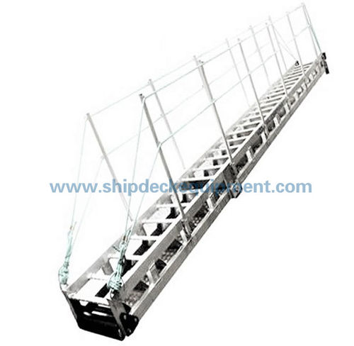 浮桥舷梯 - Zhongyuan Ship Machinery Manufacture (Group) Co., - 手动 / 铝制 / 带有扶手