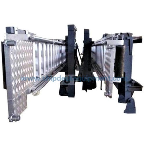 船舶舷梯 - ISO 5488 - Zhongyuan Ship Machinery Manufacture (Group) Co., - 电动 / 铝制 / 带有扶手
