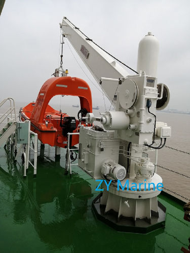 救生艇吊艇架 - 14kN - Zhongyuan Ship Machinery Manufacture (Group) Co., - 液压 / 旋转