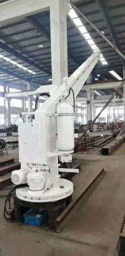 救生筏用吊艇架 - JYRH21 - Zhongyuan Ship Machinery Manufacture (Group) Co., - 液压 / 旋转