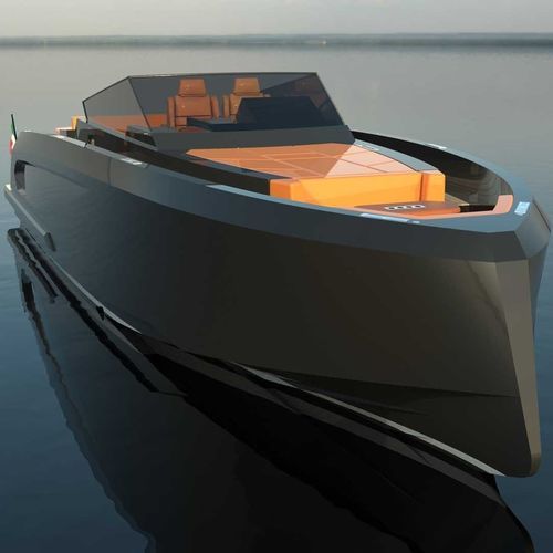 舷内快艇 - 32 LOUNGE - Macan Boats srl - 柴油 / 油电混合动力 / 汽油