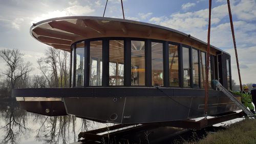 双体船船屋 - HOUSE - BARKMET BOATS - 舷外 / 电动 / 柴油