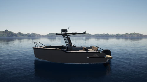 舷外敞开艇 - Apex 620 - BARKMET BOATS - 柴油 / 电动 / 中央控制台