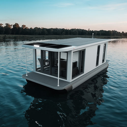 双体船船屋 - ECO 10 - BARKMET BOATS - 舷外 / 柴油 / 漂浮式