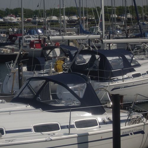 帆船敞篷顶篷 - Bavaria 30 - KAPELL ANNAT - 用于驾驶舱 / 蓝色