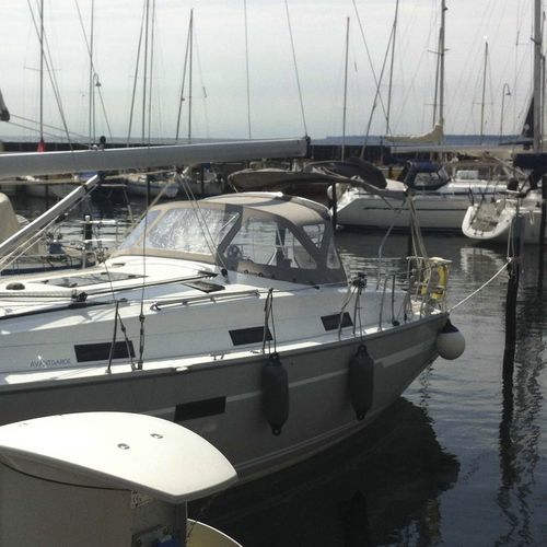 帆船敞篷顶篷 - Bavaria 36 - KAPELL ANNAT - 用于驾驶舱 / 不锈钢结构 / 灰色
