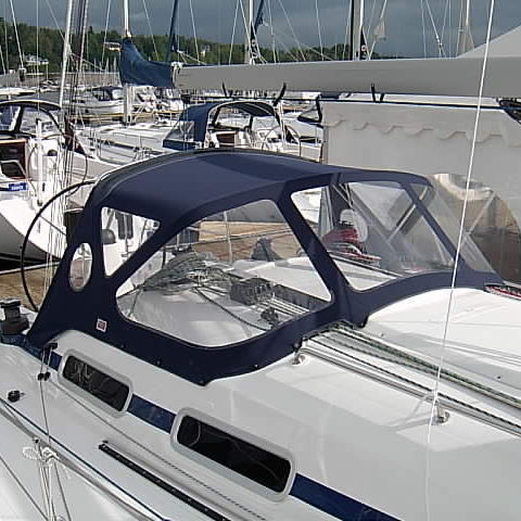 帆船敞篷顶篷 - Bavaria 38 Match - KAPELL ANNAT - 用于驾驶舱 / 不锈钢结构 / PVC