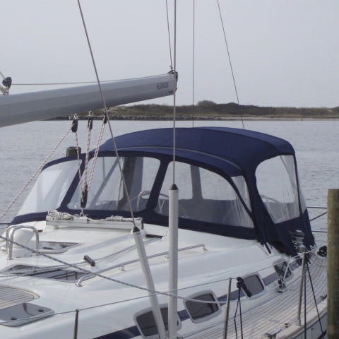 帆船敞篷顶篷 - Bavaria 46 - KAPELL ANNAT - 用于驾驶舱 / 不锈钢结构 / 蓝色