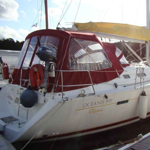 帆船驾驶台篷 - Oceanis 393 - KAPELL ANNAT - 用于Bénéteau