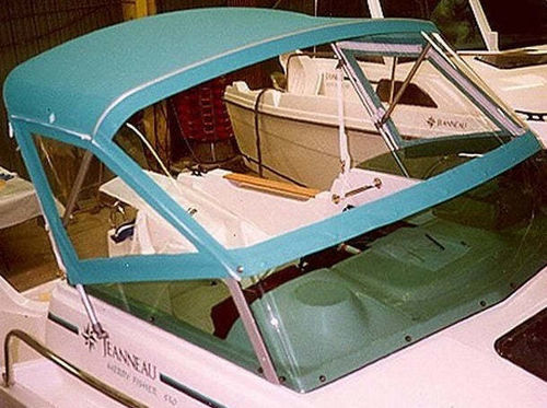 船用敞篷顶篷 - Merry Fisher 530 Cabin - KAPELL ANNAT - 用于驾驶舱 / 不锈钢结构 / 蓝色