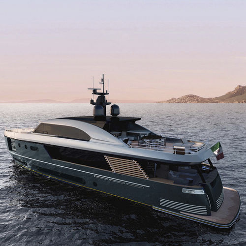 巡游机动游艇 - MAGELLANO 30M - Azimut - 硬顶 / V型驱动 / 5舱