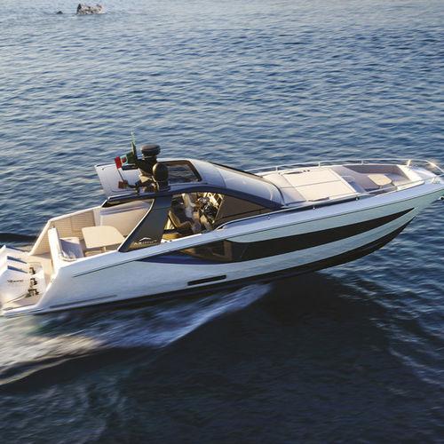 舷外快艇 - VERVE 42 - Azimut - 三引擎 / 阶式艇壳 / 硬顶