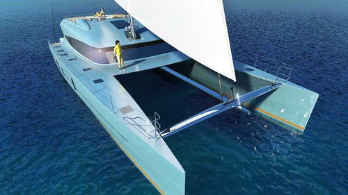 双体船帆船游艇 - BLUE COAST 75 - Catamaris - 快速巡游 / 4舱 / 8铺位