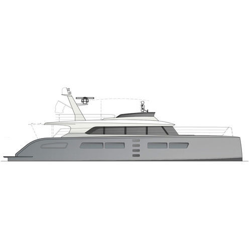 机动双体游艇 - CATAMARIS® 64 POWER - Catamaris - 远洋巡游 / 近海 / 探险