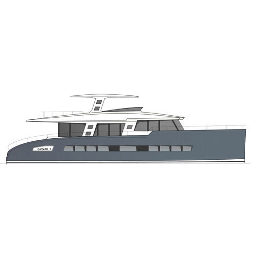 机动双体游艇 - CATAMARIS® 78 POWER - Catamaris - 远洋巡游 / 近海 / 探险