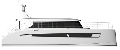 机动双体游艇 - CATAMARIS® 55 MOTOR - Catamaris - 远洋巡游 / 拖网渔船 / 传统型
