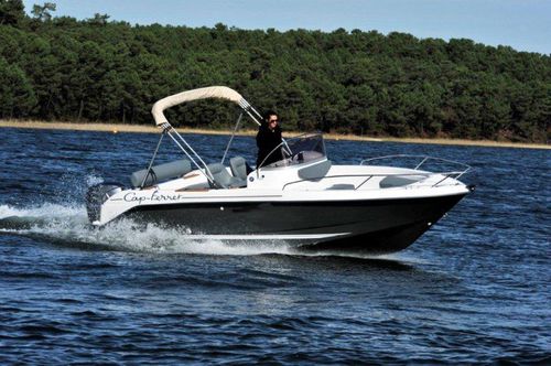 舷外敞开艇 - CAP FERRET 652 OPEN - B2 marine - 中央控制台 / 最多容纳 6 人 / 最多容纳 9 人