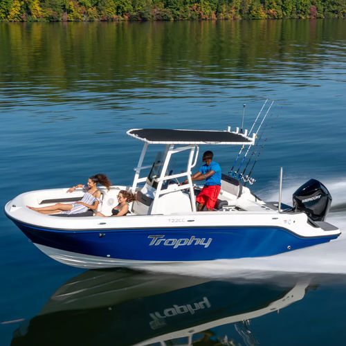 舷外敞开艇 - T22CC - Bayliner/贝琳娜 - 中央控制台 / 滑水 / 钓鱼运动