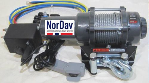 船用绞车 - 00021 - NORDAV - NORWEGIAN SWIVEL DAVIT SYSTEM - 用于游艇 / 吊艇架 / 电动机