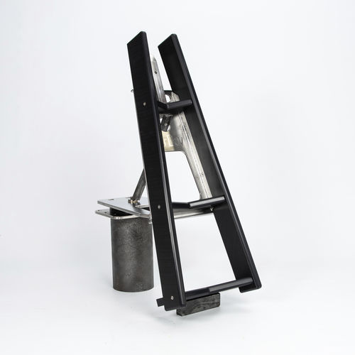 游艇吊艇架 - V Duplex Black - NORDAV - NORWEGIAN SWIVEL DAVIT SYSTEM - 船用 / 救生艇用 / 人员落水救生艇用