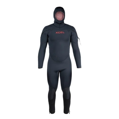 专业潜水潜水服 - MR976RH3-BLK - Xcel Wetsuits - 整体式 / 带风帽 / 7 mm