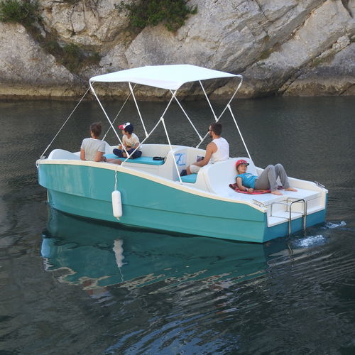 舷内敞开艇 - SEDNA 50 - WATT & BOAT - 电太阳能 / 混合动力 / 双引擎