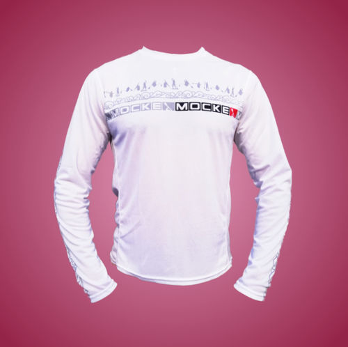长袖弹力上衣 - LS FLY DRY WHITE - Mocke