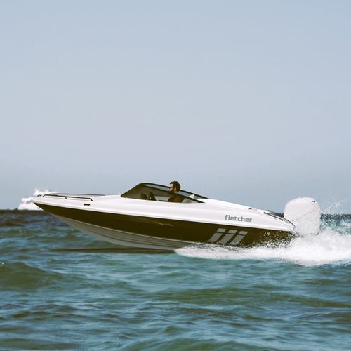 舷外小快艇 - 15 GTO - Fletcher Boats - 双控制台 / 开放式 / 滑水