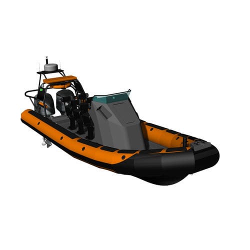 巡逻艇专业船 - Navigator 750 - KND Naval Design - 舷外 / GRP / RIB